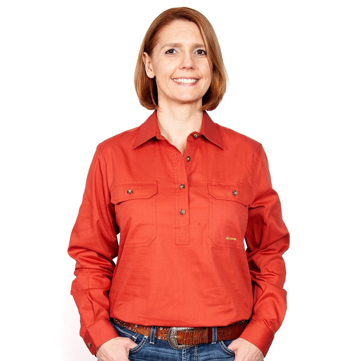 Just Country Ladies Jahna workshirt Pastels