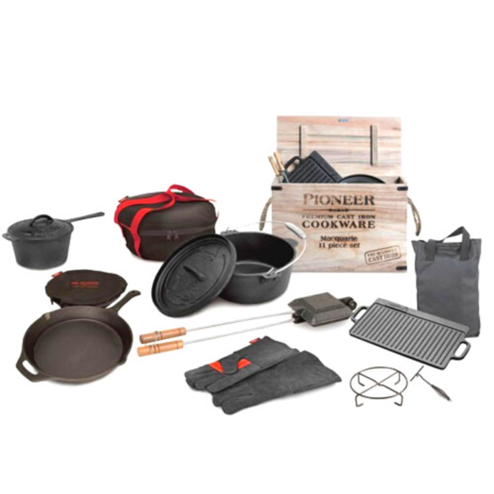 Campfire 11 piece Cast Iron Boxed Set-INSTORE PICKUP ONLY