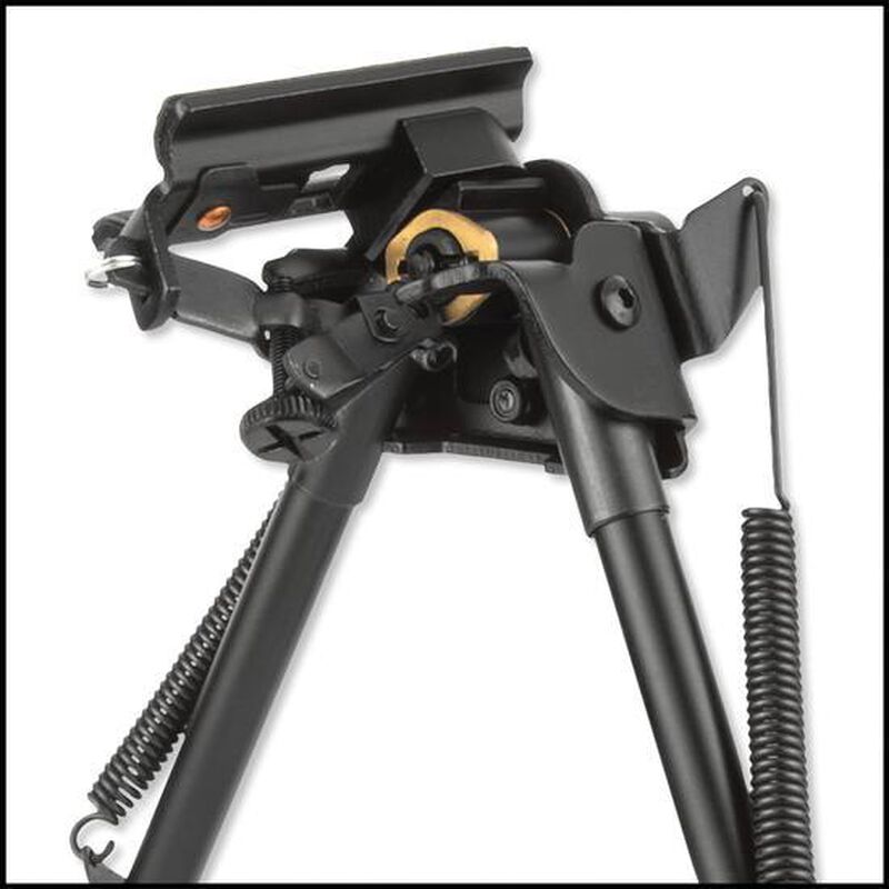 Champion Bipod Adjustable Pivot Traverse Swivel Stud Mount Black