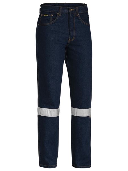 Bisley BP6050T Mens Rough Rider Denim Jean Taped