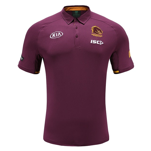 ISC Brisbane Broncos 2020 Kids Media Polo