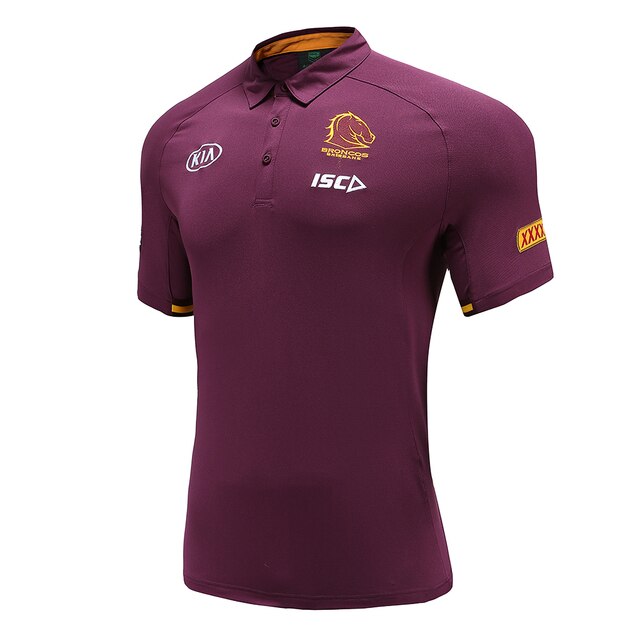 ISC Brisbane Broncos 2020 Kids Media Polo