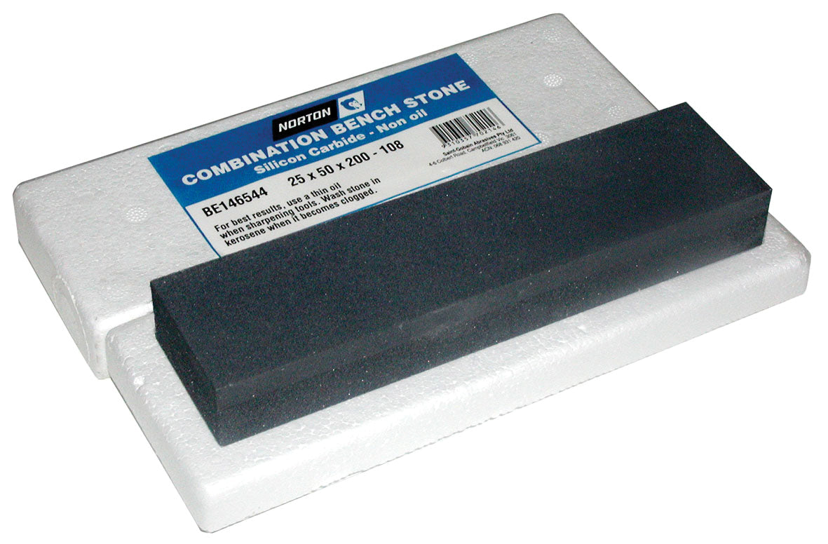 Norton Combination Bench Stone 25x50x200mm