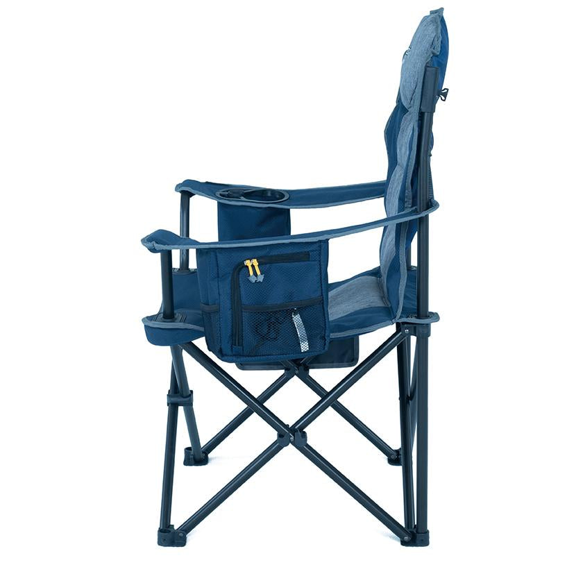 Oztrail Big Boy Arm Chair - NAVY IN STORE PICK UP