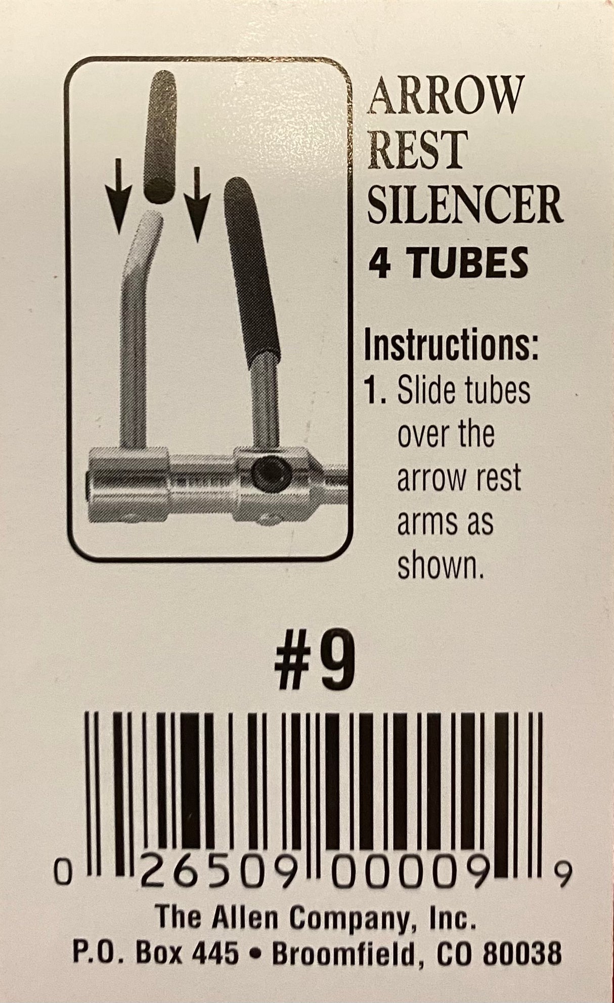 Allen Tube Silencers 4 pack x 5