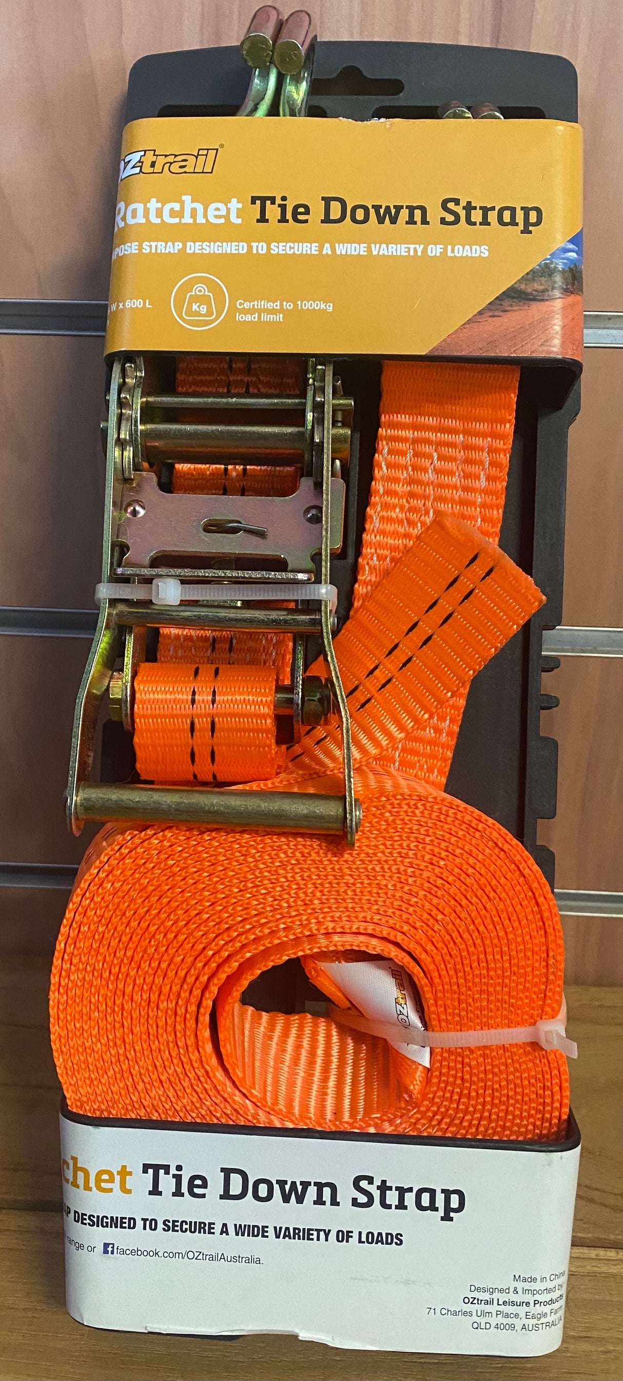 Oztrail 6M 38mm Ratchet Strap