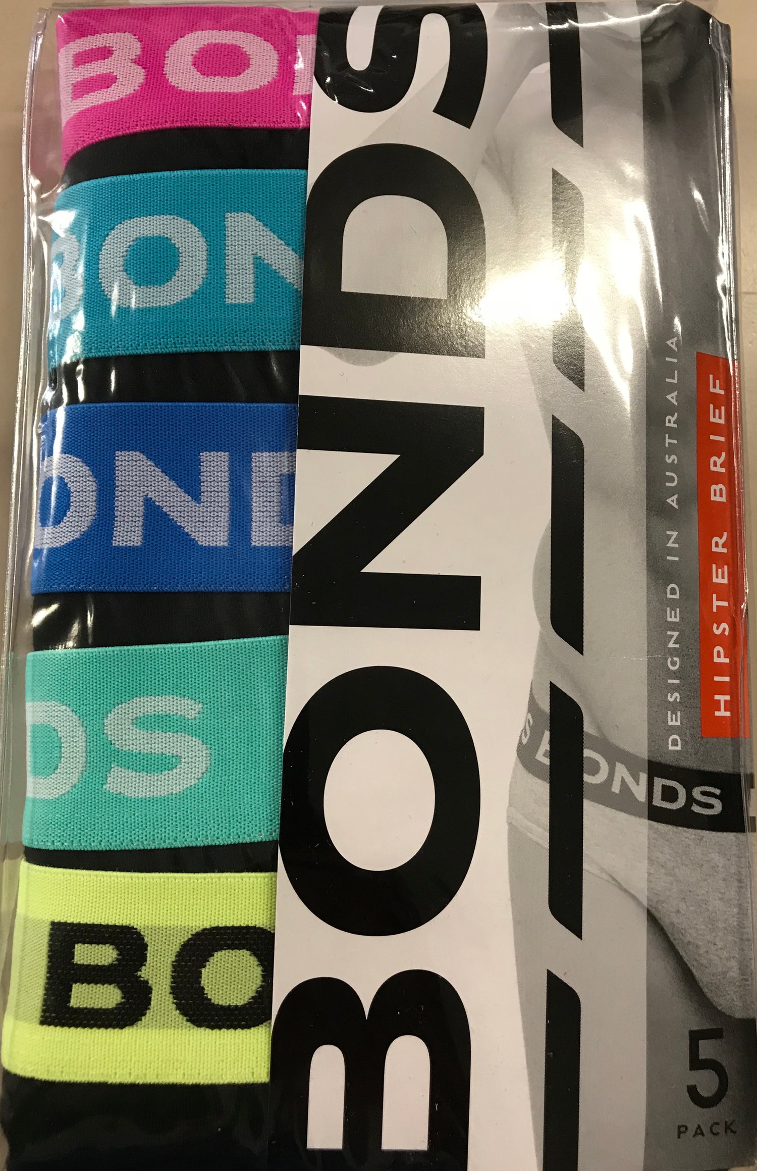 Bonds Mens Hipster Briefs 5 pack