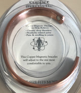 Copper Magnetic Therapy 2 Pressed Line Copper Band
