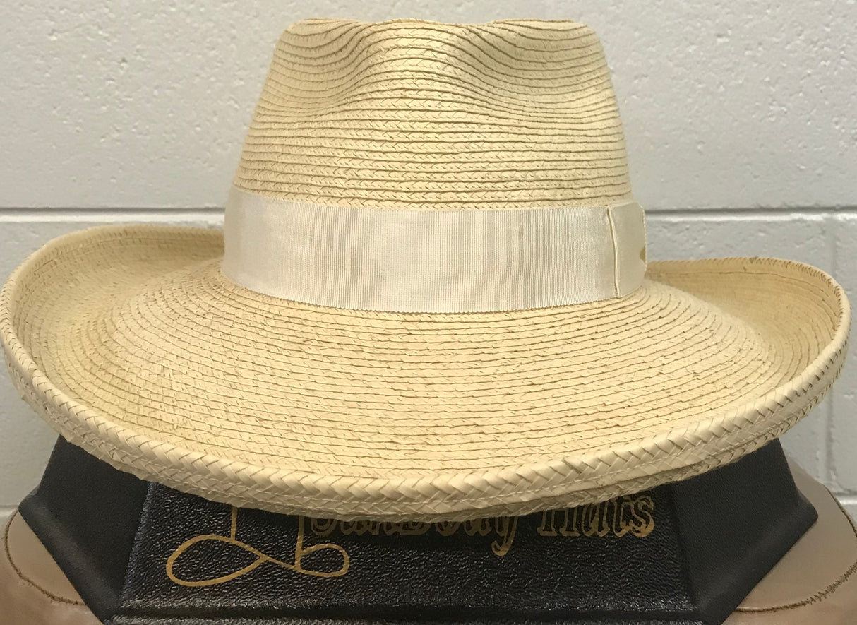 Sunbody Plantation Crease Palm leaf hat 4" brim