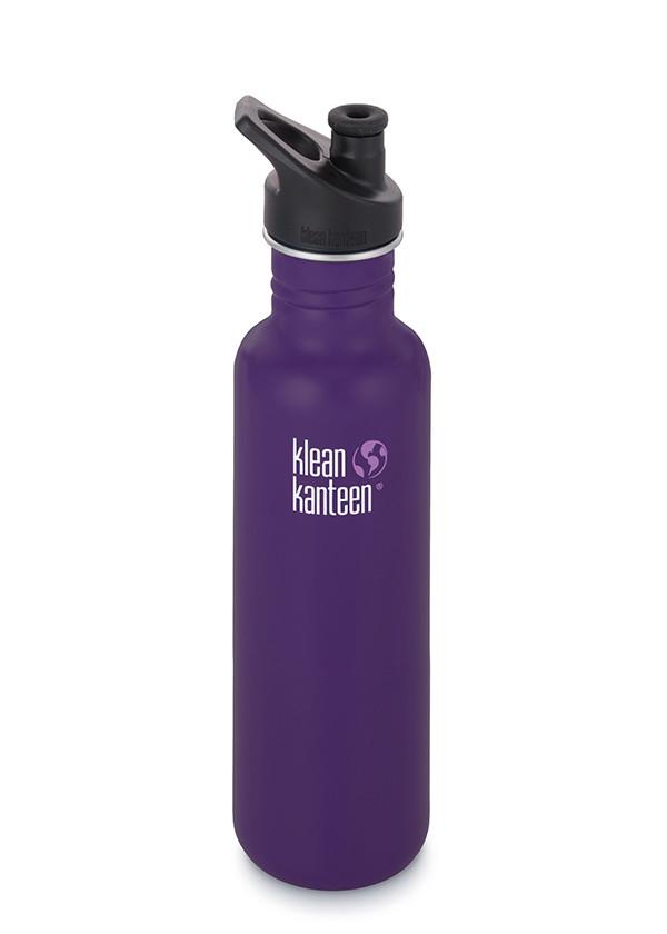Klean Kanteen Classic 800ml non insulated sport cap 3.0 water bottle