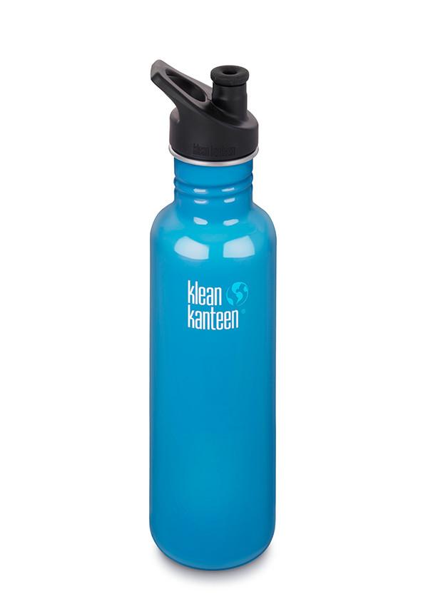 Klean Kanteen Classic 800ml non insulated sport cap 3.0 water bottle