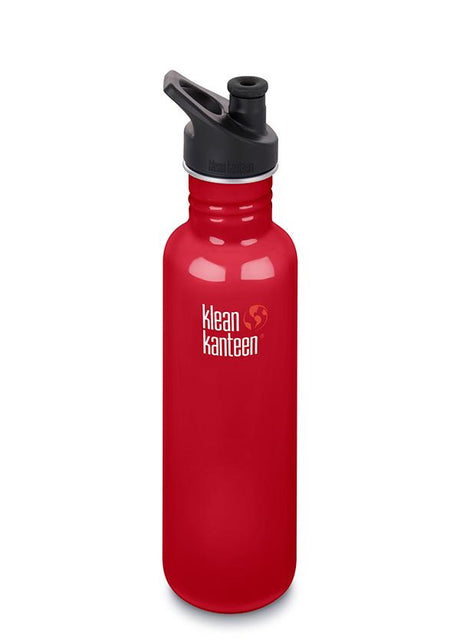 Klean Kanteen Classic 800ml non insulated sport cap 3.0 water bottle