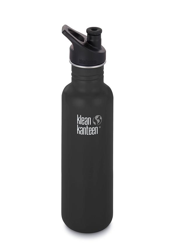 Klean Kanteen Classic 800ml non insulated sport cap 3.0 water bottle