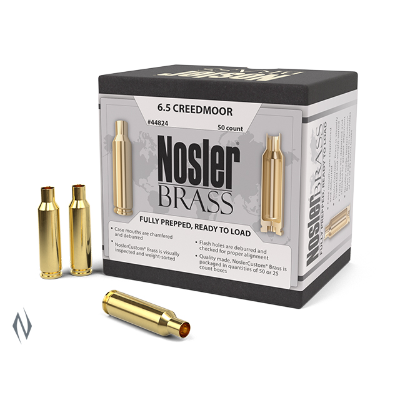 NOSLER CUSTOM BRASS 6.5 CREEDMOOR 50PK