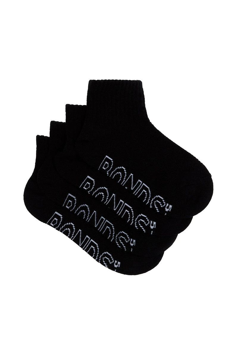Bonds Kids Lightweight 1/4 Crew Socks