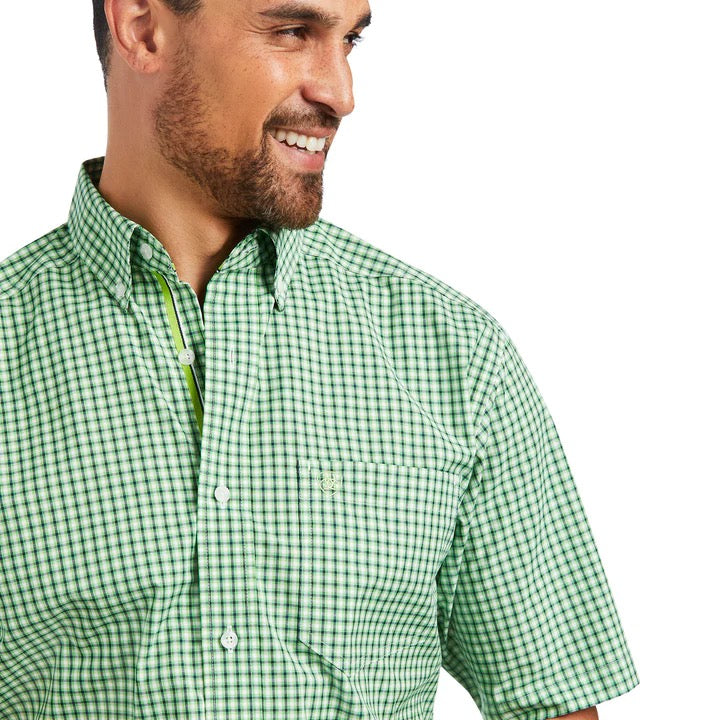 Ariat Mens Pro Series Dean Classic Fit Short Sleeved Shirt