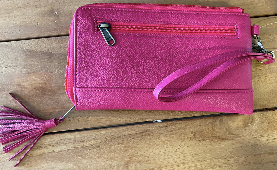 The Design Edge Dallas Cowhide Clutch