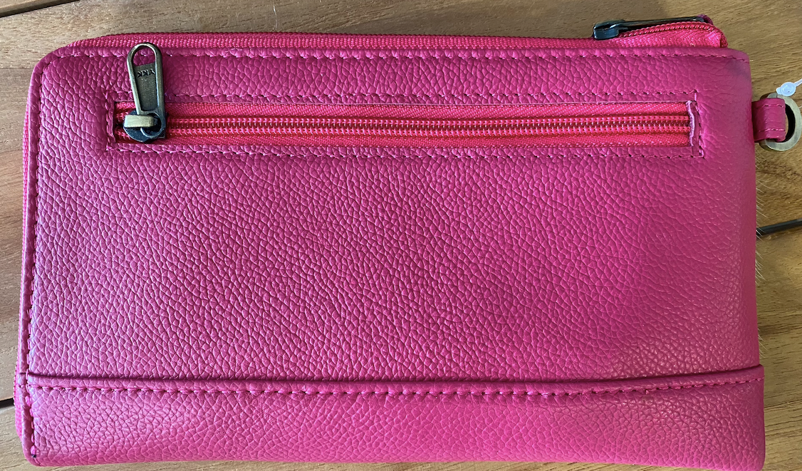 The Design Edge Dallas Cowhide Clutch