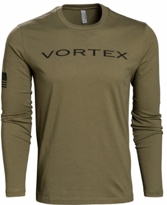Vortex Olive Long Sleeved T shirt