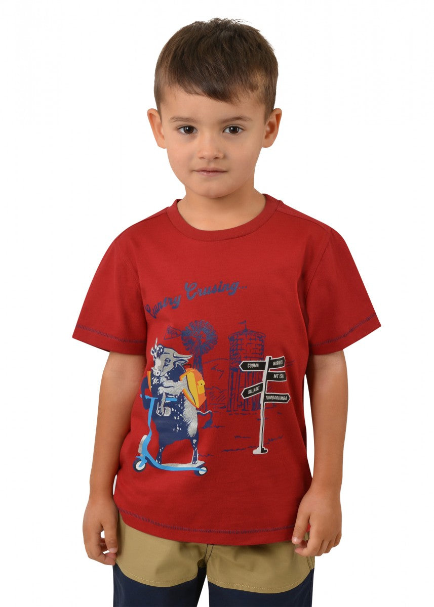 Thomas Cook Boys Scooter Tee - Red