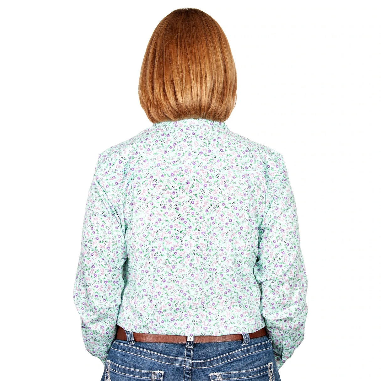 Just Country Ladies Georgie 1/2 button shirt WWLS2172