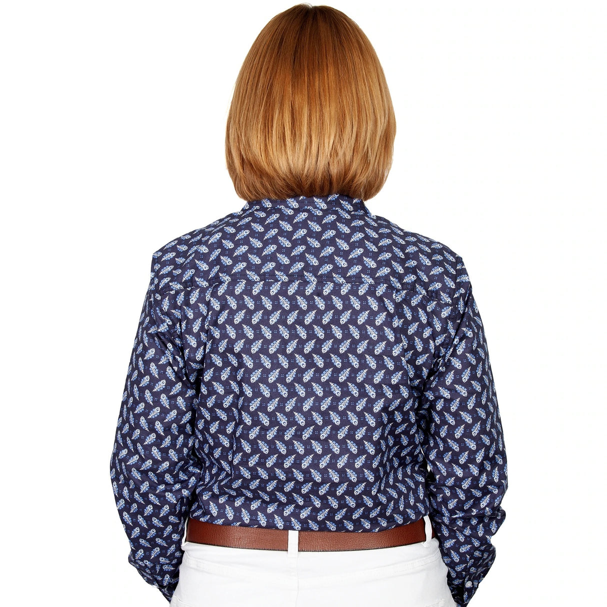 Just Country Ladies Georgie 1/2 button shirt WWLS2197