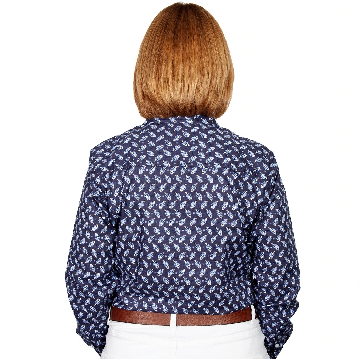 Just Country Ladies Georgie 1/2 button shirt WWLS2197