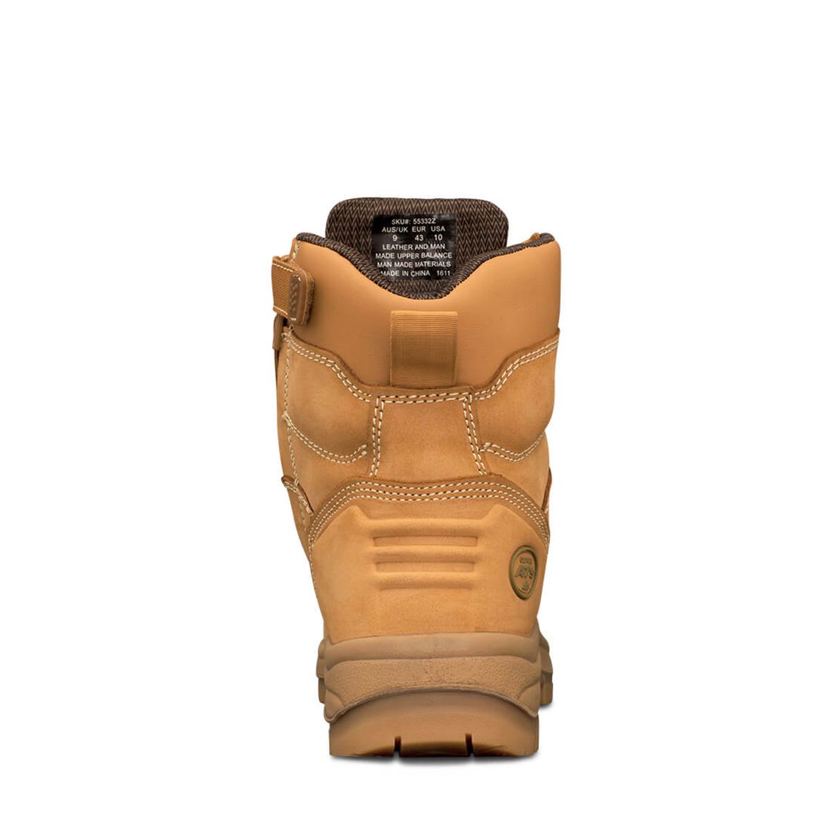 Oliver AT 55332Z Lace Up Zip Side Steel toe Boot
