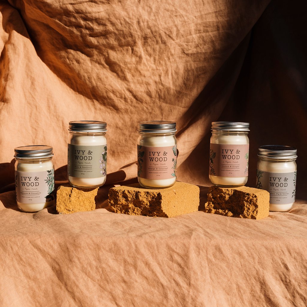 Ivy & Wood Mason Jar Soy Candles