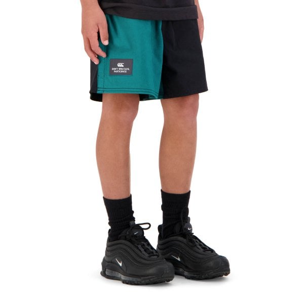 Canterbury Boys Revolt Harlequin 3 Short Jet Black
