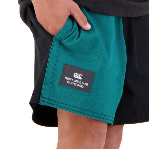 Canterbury Boys Revolt Harlequin 3 Short Jet Black