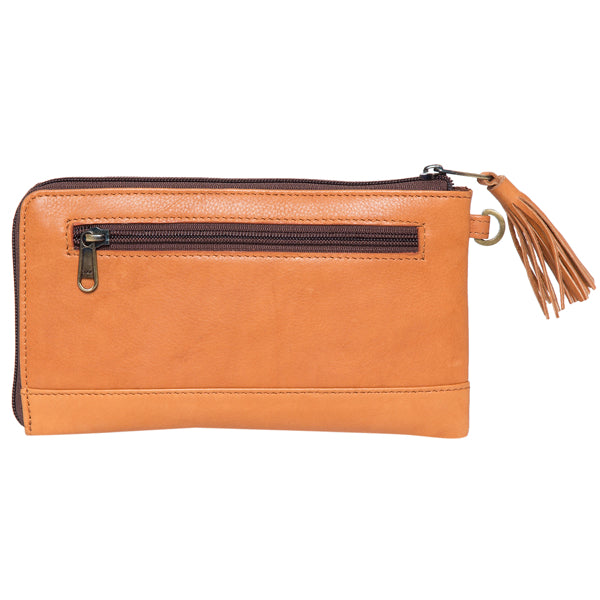 The Design Edge Dallas Cowhide Clutch