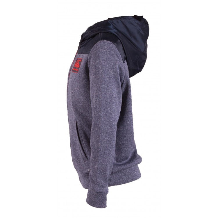 Canterbury Boys Vaposhield Fleece Zip Thru Hoodie - Sky Captain Marle