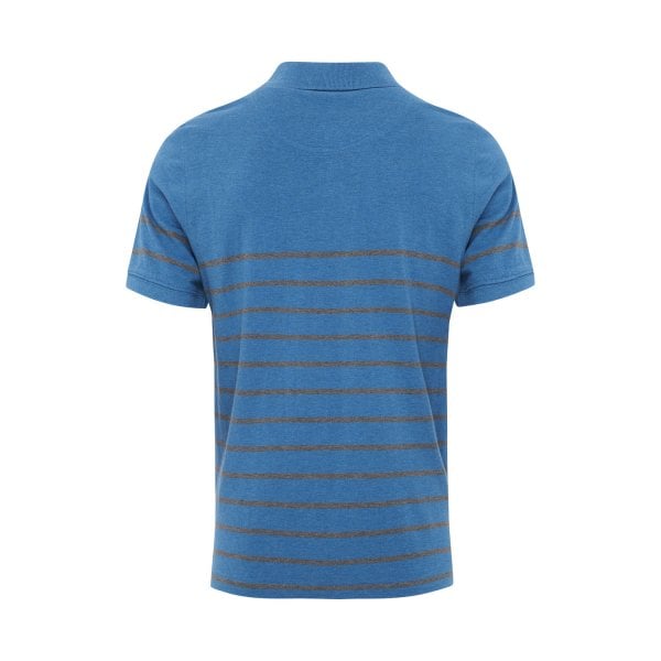 Canterbury Mens Engineered Stripe Polo-Swedish Blue Marle