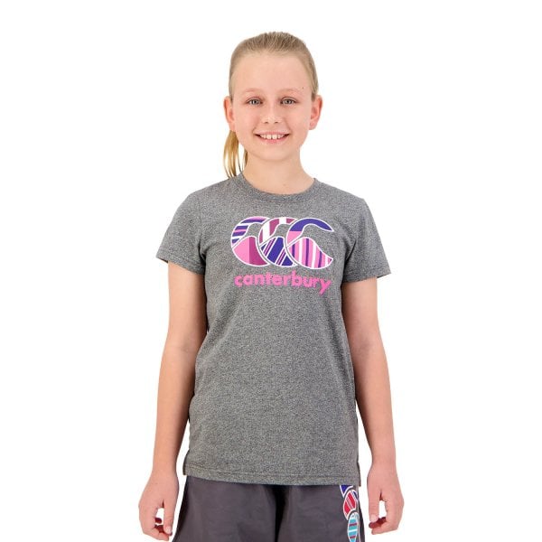 Canterbury GIRLS UGLIES T-SHIRT MEDIUM GREY MARL