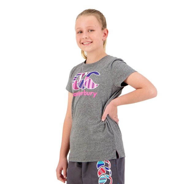 Canterbury GIRLS UGLIES T-SHIRT MEDIUM GREY MARL
