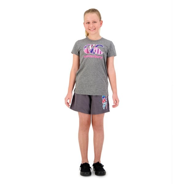 Canterbury GIRLS UGLIES T-SHIRT MEDIUM GREY MARL
