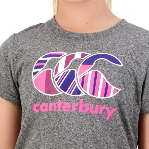 Canterbury GIRLS UGLIES T-SHIRT MEDIUM GREY MARL