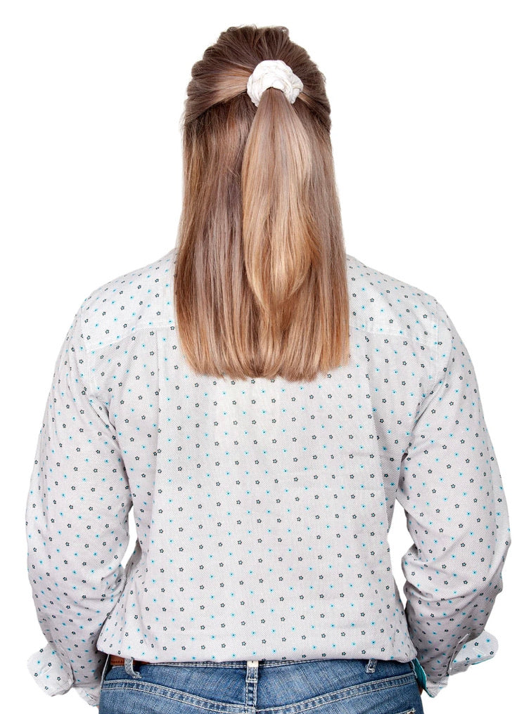 Just Country Womens Georgie Half Button Print Work shirts