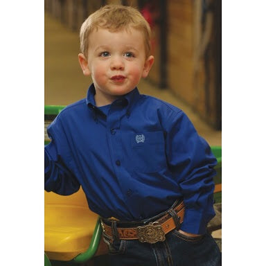 Cinch Boys Royal Blue Shirt