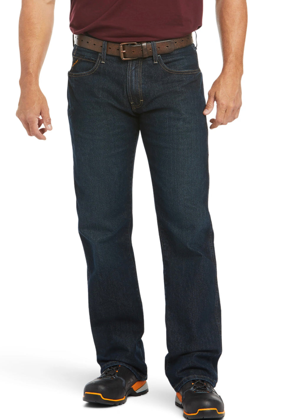 Ariat Mens Rebar M5 Slim Straight Blackstone Jeans 1001623