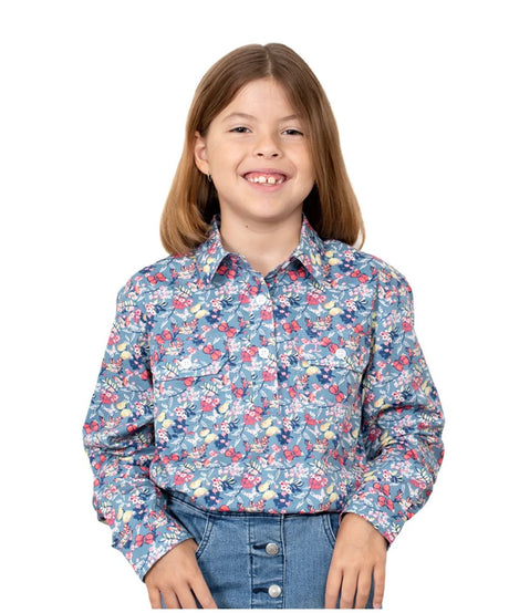 Just Country Girls Harper 1/2 Button Shirt