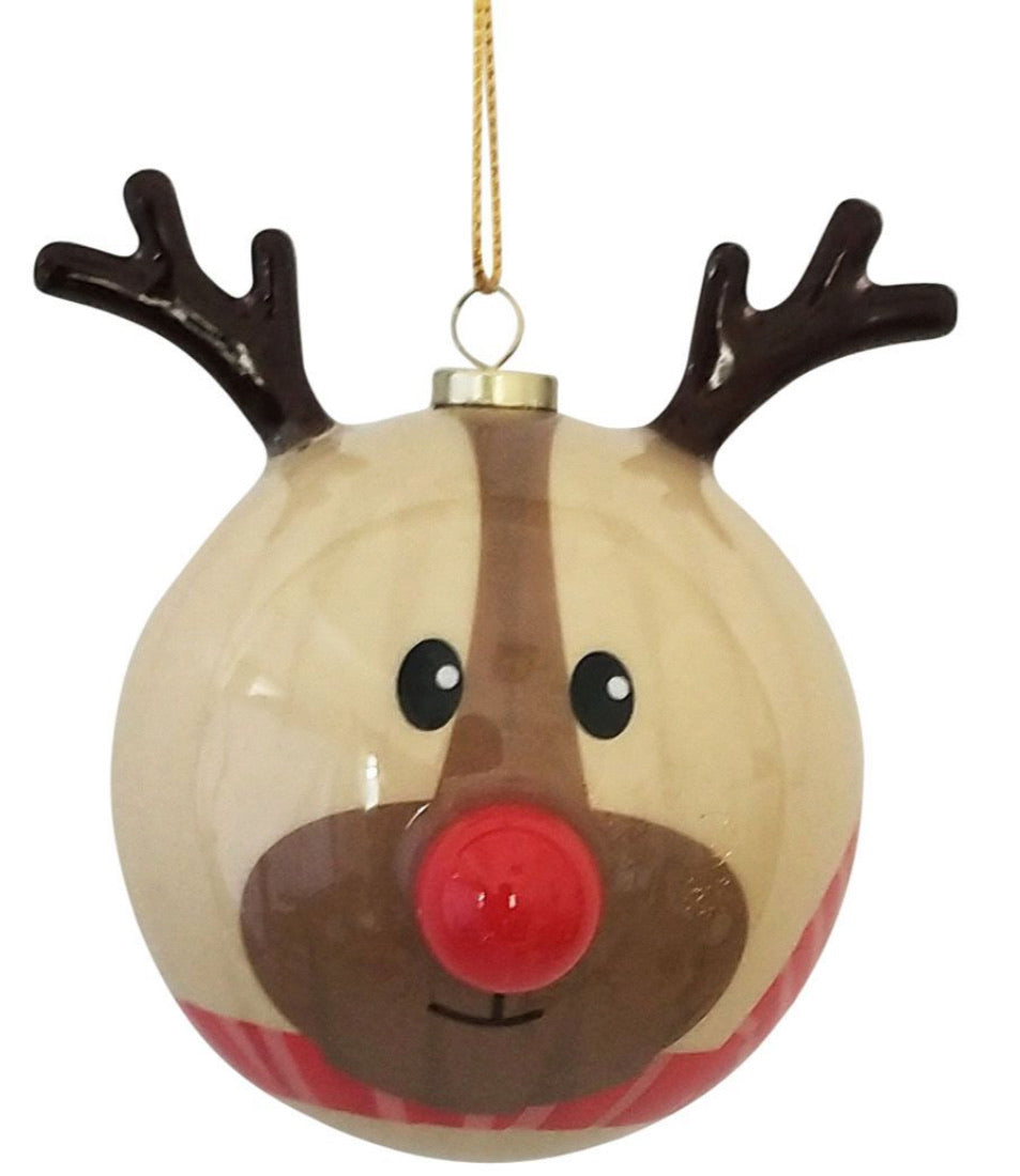 Reindeer Bauble Decoration