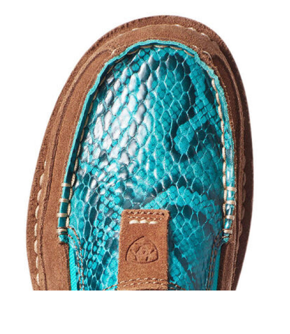Ariat Ladies New Earth / Turquoise Snake Cruiser