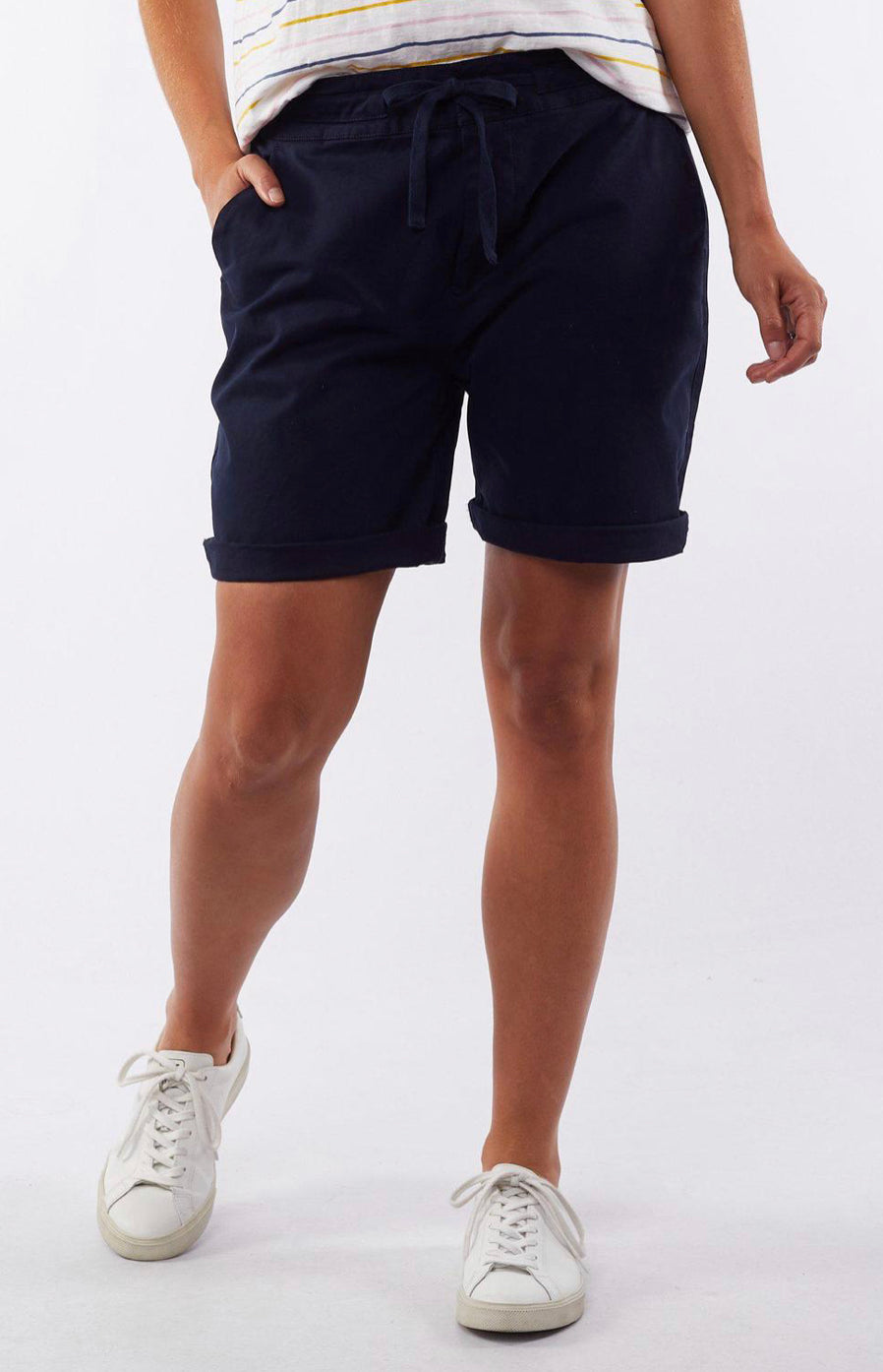 Elm Ladies Adelong Shorts in Navy