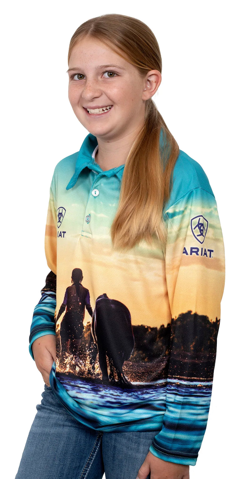 Ariat Girl Fishing Shirt