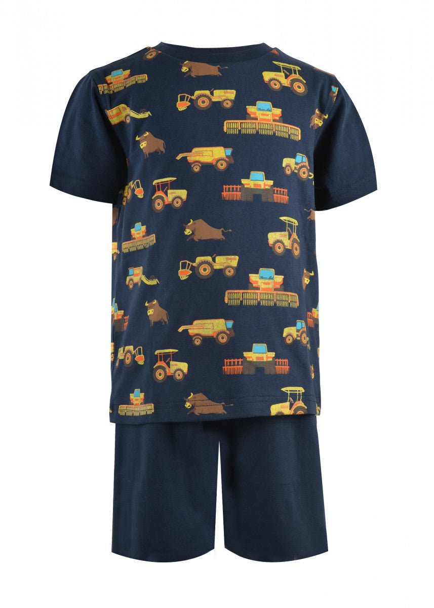 Thomas Cook Boys Tractor Ride Glow In The Dark PJ’s