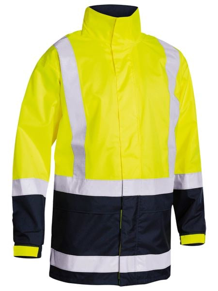 Bisley Taped 2T Hi Viz Shell Rain Jacket BJ6966T