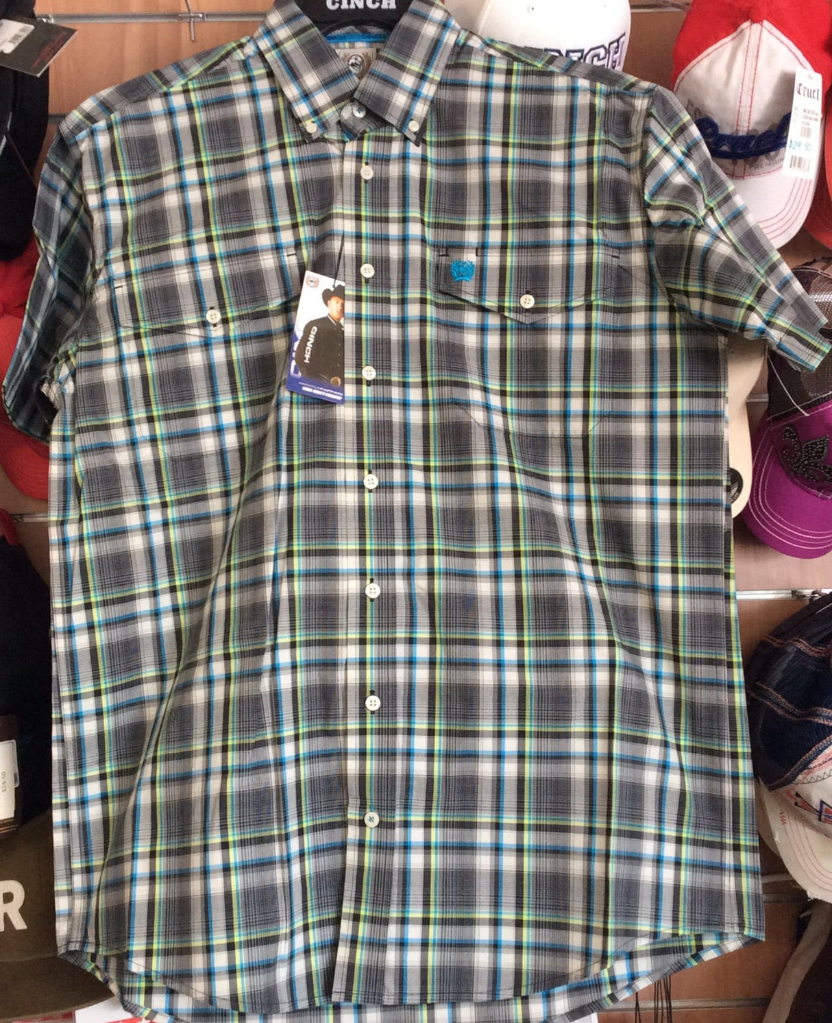 Cinch Mens Short Sleeve Shirt