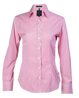 Pilbara Collection Ladies Classic Fit Strip L/S Shirt